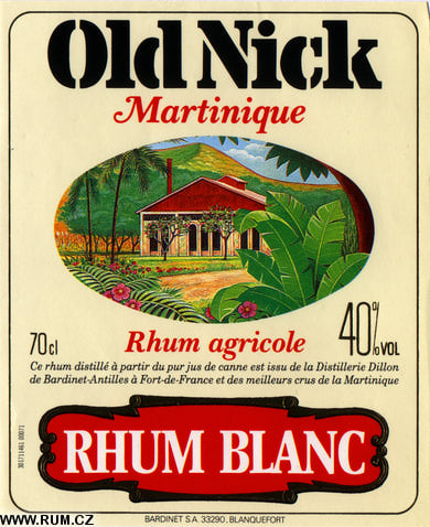 Rhum Dillon 50% - Rhum blanc agricole de Martinique - Nicolas
