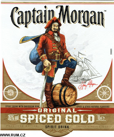 Rum by Captain Morgan Rum Distillers - United Kingdom - Peter's Rum Labels