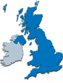 Mapa Velké Británie title=